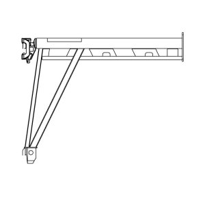 Cantilever Brackets with End Plate