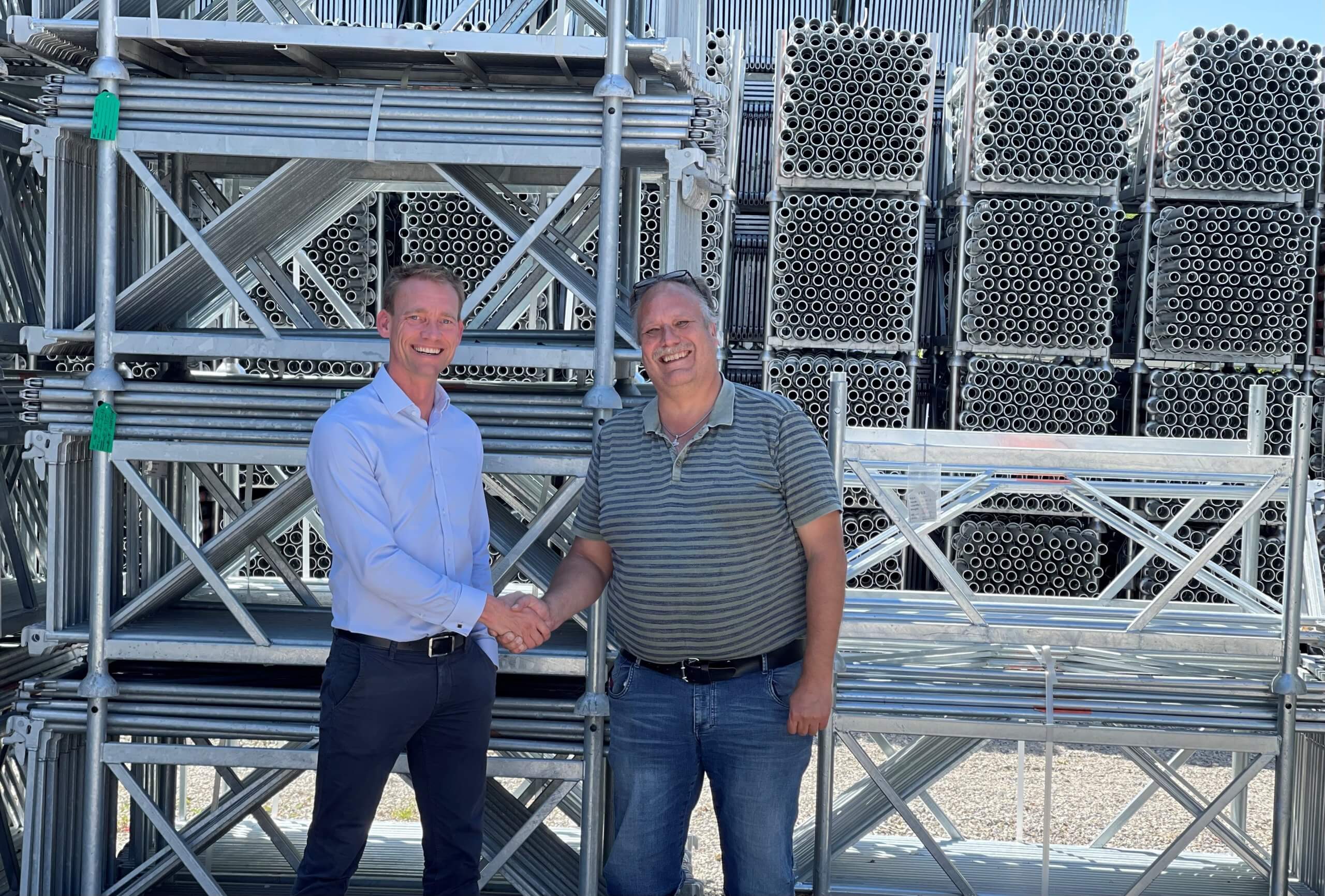 StepUp Scaffold European Managing Partner with MD of MP House